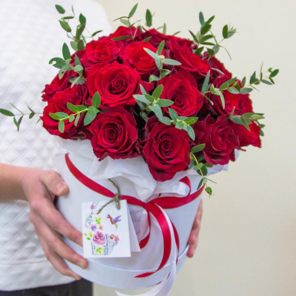 Цветы в коробке